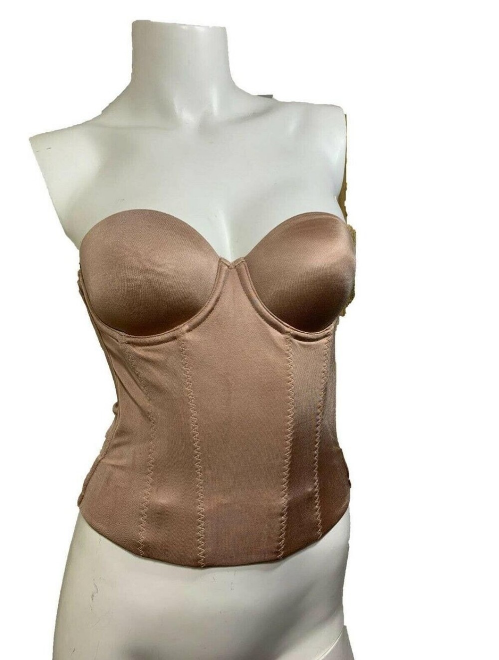 Victoria Secret - Back off Baby Bustier Strapless Bustier - Champagne 38C
